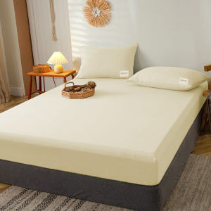 3 in 1 Bedsheet No Lukot No Gusot Full Garterized Bed Sheet High Quality Plain Bedsheet Single/Double/Queen/King Size