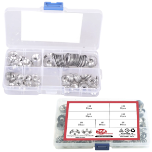 160/295ชิ้นสแตนเลสแหวนรองทรงกรวยหัวเคาท์ซันหัวสกรูเจาะติดตั้งง่าย