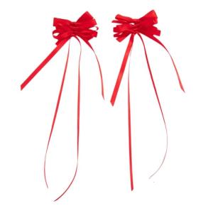 Elegant Ribbon Bowknot Earrings Portable Designs for Women Suitable for Various Special Occasions Daily Casual Wear