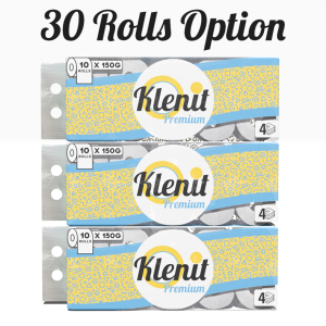Klenit Premium Ultrasoft 4 Ply Toilet Paper Roll | Premium Toilet Roll 10 Rolls 150g*10