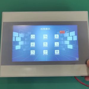 หน้าจอสัมผัสขนาด 4.3 นิ้ว AMSAMOTION MT043IE HMI พอร์ตอีเธอร์เน็ต สำหรับ Weinview Delta Siemens Samkoon Mitsubishi XinJe PLC