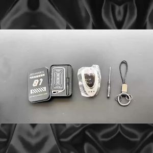 sapid For WEY Mocha V9X Gaoshan Lanshan VV5 Metal Car Key Cover Car Remote Key Modified Replacement Fob Shell Accessories N6Y3P