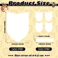 ReliThick 36 Pcs Blank Paper Shields for Kids DIY Cardboard Shields Craft to Decorate with Handles for Markers Crayons Paint Party Gift Dramatic Play Castle Activities. 