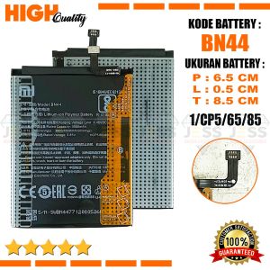 Baterai Xiaomi Redmi 5 Plus / Mi 5+ / MEG7 / MEE7 Battery BN44 / BN-44 Batre Original