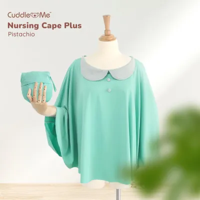 CuddleMe Nursing Cape Plus Apron untuk Menyusui Nyaman Praktis Digunakan di Luar Rumah