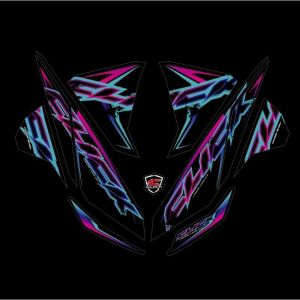 Striping Transparan Vario 125/150 Led Old Tahun 2017 Variasi CLICK Rainbow - SVESP-UV - GSI