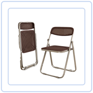 【Pure Care】 Minimalist Rattan Design Foldable Chair / Space - Saving / Office Chair /Dining Chair /Simple Outdoor