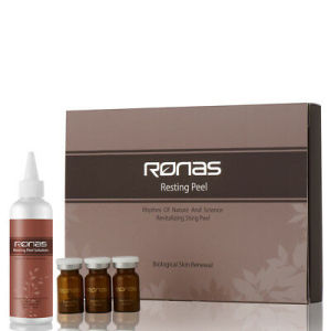 Hộp 10 lọ Peel da Ronas Resting Solution vi kim tảo biển Hàn Quốc - Thay da sinh học tại nhà