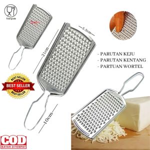 ( BISA COD ) PROMO PARUTAN KEJU STAINLESS STEEL CHEESE CHEDDAR / ALAT PARUT KENTANG WORTEL SAYUR 21 CM