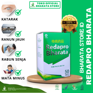 GRATIS ONGKIR REDAPRO BHARATA OBAT HERBAL PENYAKIT KATARAK MATA MINUS PLUS RABUN JAUH DEKAT