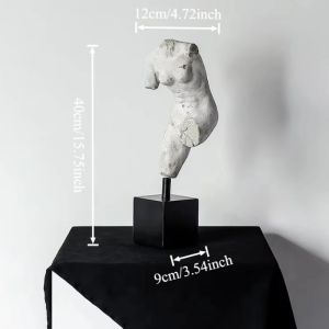 Sacesr Human Sculpture Plaster Ornament Nordic Home Decor Living Room Decoration Character Model Art Resin Crafts M2Y9R