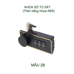 Khóa số tủ sắt hình chữ nhật bằng nhựa ABS có thể thay đổi mã số