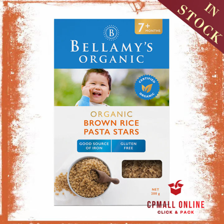 [Expiry Date: 04/2026] Bellamy's Organic Baby Food Brown Baby Rice ...