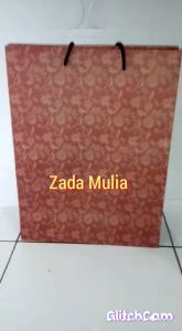 Paper bag Tas kertas batik ukuran 26x11x33cm 12 pcs tas kado