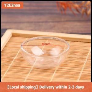 【Local shipping】 Bát nhỏ Nhà búp bê 1:12 Bát Trái cây Thủy tinh Bát salad đĩa súp đồ trang trí nhà bếp