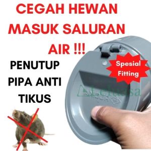 Fitting Penyambung Sambungan Penutup Pipa Saluran Air Paralon Back Flow Ukuran 4 Inchi