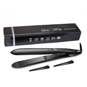 2 in1Hair Straightener And Hair Curler Led Ceramic Hair Iron