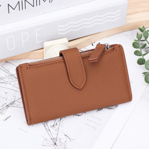 F First Layer Cowhide Short Coin Purse Zipper Ultra-Thin Small Wallet Multifunctional Genuine Leather Card Holder