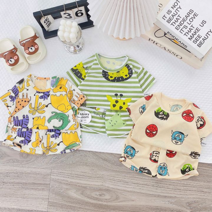Baby%20Boy%20&%20GIRL%20%20Clothes%20Sets%20baju%20baby%20comel%20Suits%20Summer%20Baby%20Toddler%20Sleeveless%20T-shirt%20Kids%20Shorts%207kg%20-%2018kg%20-%20Image%209