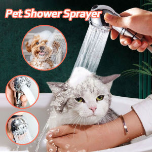 Pet Shower Showerhead Adjustable Handheld Cat Dog Bath Cleaning Massage Washing Grooming Handy Tool