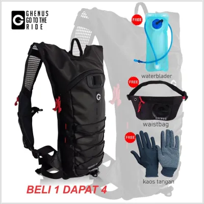 Tas Ghenus tigrealX1 trail adveture sepeda trabas hydropack hydropek mtb lari running