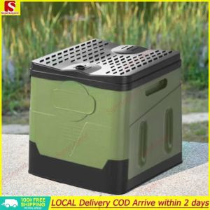 Folding Portable Toilet for Outdoor Recreation - Ideal for Camping Hiking and Beach Trips - Easy to Carry and Clean