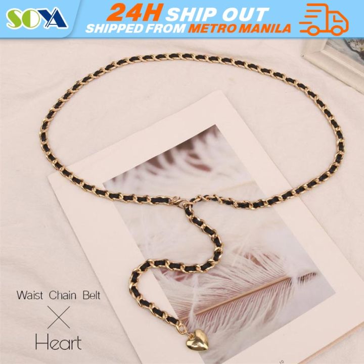Waist Chain Tassel Gold Chain Belt For Women Dresses Designer