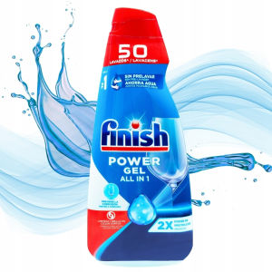 Gel rửa chén bát Finish Power All in One 1Lít gel dùng cho máy rửa chén nhập khẩu EU