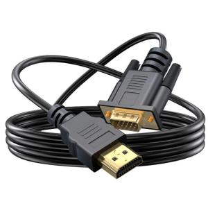 ไปยังตัวแปลงวีจีเอ HDMIs 1080P ที่เชื่อถือได้แผ่นทอง HDMIs เพื่อสาย VGA สำหรับแล็ปท็อปเดสก์ท็อป PC อุปกรณ์และอีกมากมาย