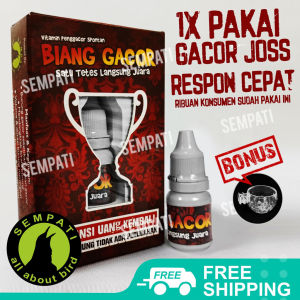 SEMPATI Biang Gacor Merek Sempati Ramuan Racikan Obat Vitamin Penggacor Spontan Seketika Untuk Burung Murai Cucak Kacer Dll BIGACOR