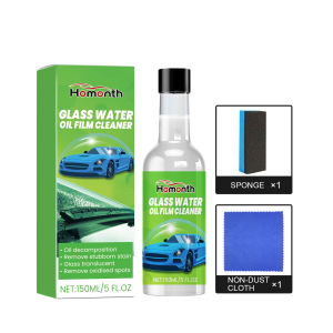 Homonth Automotive Glass Oil Film Cleaner Refurbished Cleaning Glass Stains Impurities Water Stain Cleaner