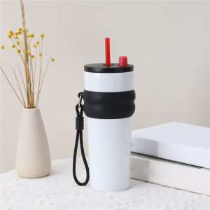 RuiMing RuiMing(ส่วนลด 50%) 🔥🔥 ถ้วยแก้วร้อนและเย็น 800 มล. ถ้วยฟางสแตนเลส 316 ถ้วยน้ำแบบพกพา 🚚 การจัดส่งจากประเทศไทย