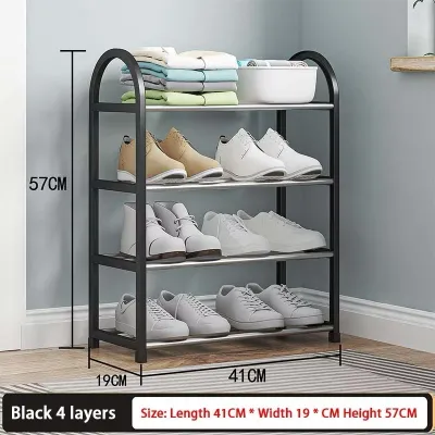 4/5 Layers Fodable Shoes Rack Tier Colored Stackable Stainless Steel Shoes Organizer Storage Rack Hight Quality#XH007#XH006