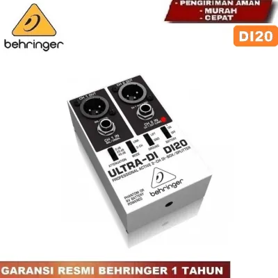 Behringer DI20 DI 20 2-Channel Di-Box