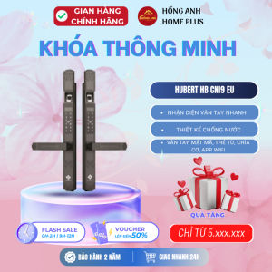 Khóa vân tay cửa nhôm thông minh Hubert HB CNI9 eu app wifi chính hãng công nghệ Đức cao cấp