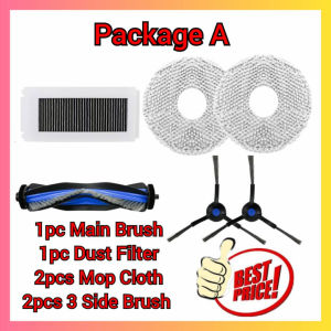🔥READY STOCK🔥Replacement for Ecovacs Deebot N30 Pro Mini / N30 Pro / N30 Mini Robot Vacuum Cleaner Accessories Brush Filter Mop Cloth
