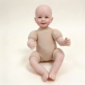 [ Mẫu Mới 2025] Búp Bê Thân Gòn Mắt Tít 4 Răng Trọc NPK 55 cm = 22 inch Vynil Reborn Baby Doll PVN9382