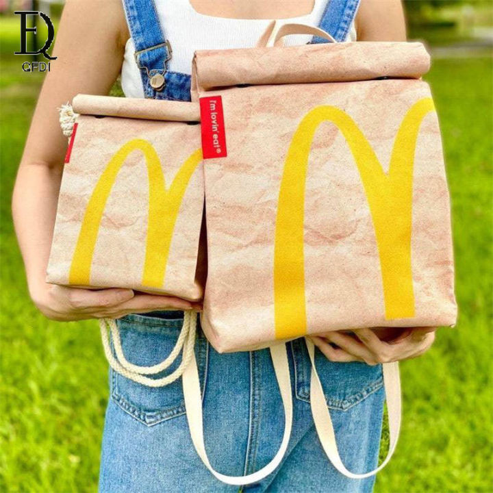 Backpack Big Crossbody QFDI Bag Womens Bag McDonalds School Bag