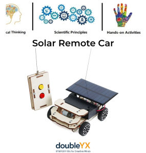 Solar Remote Car STEM DIY Kit for Kids | Educational Science Experiment Toy | Solar Power Learning