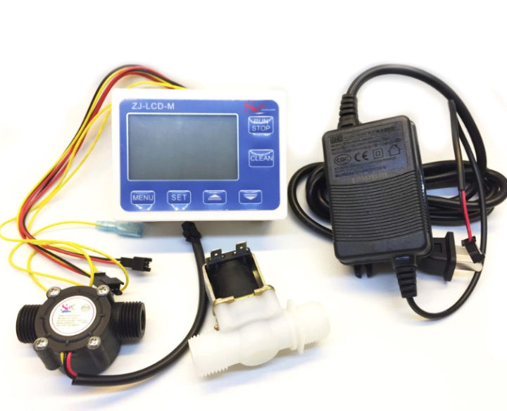 Bộ Điều Khiển Định Lượng nước và dầu. Đồng Hồ Đo ZJ-LCD-M + Cảm Biến ...