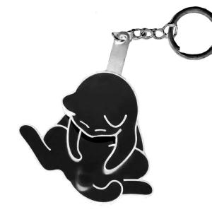 Creative Rotatable Cat Keychain Cute Acrylic Pendant Bag Pendant Fashion Key for Women and Bag Accessory