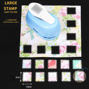 New Stamp Shape Craft Punch Embossing Machine Square Hole Punch Toothed Puncher Embosser Handmade Scrapbook Supplies