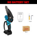 ONEVAN 11000RPM Brushless Electric Chain Saw With Safety Lock Cordless Handheld Pruning Saw Woodworking Electric Saw Cutting Tool，For Makita 18V Battery. 