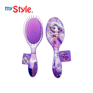 My Style TM 1233 Purple Metallic Hairbrush - Sisir Gagang Metallic Mermaid