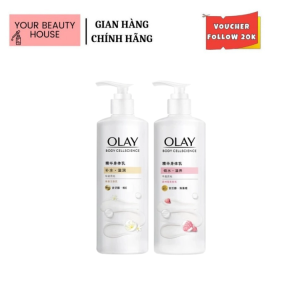 [OLAY] Sữa Dưỡng Thể Pro B5+ Berries & Body Cellscience B5+ Lily Cấp Ẩm Khóa Nước Chai 260g