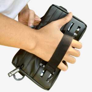 Exac Kaneen - Tas Tangan Handbag Pria Multifungsi Bahan Bimo Nilon Waterproof Hitam