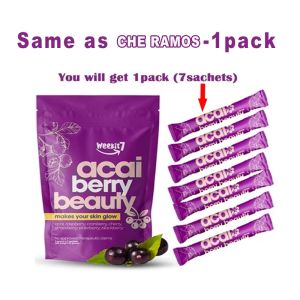 [Buy 1 Get 1]Weekit7 100% Legit Organic Acai Berry Powder Beauty Drink Superfood Smoothie Juice FDA