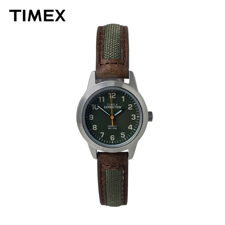 Timex Expedition Field Mini Brown Leather Analog Quartz Watch For Men  TW4B12000 OUTDOOR