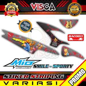 COD / Bayar Ditempat Striping Lis Mio Sporty / Smile Stiker Motor Yamaha Mio Sporty / Smile Striping Hologram Mio Sporty / Smile Winie The Pooh