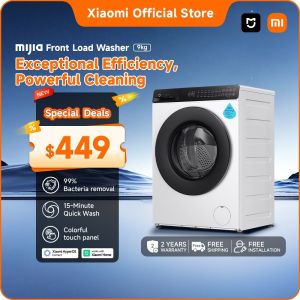 Xiaomi Mijia Front Load Washer & Washer Dryer | 9kg / 10.5kg | Steam Sterilization Ultra-Slim Smart Control 12-Year Motor Warranty